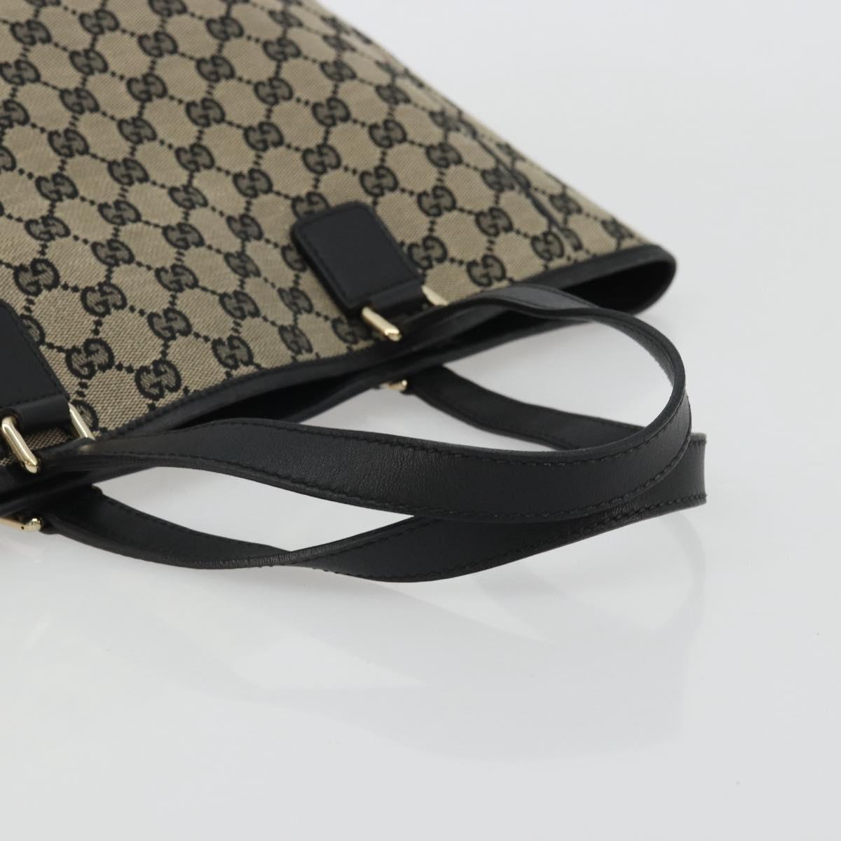 GUCCI GG Canvas Hand Bag Black