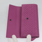 BOTTEGA VENETA Intecciato Long Wallet Leather Purple