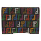 FENDI Zucca Canvas T rifold Wallet Multicolor Gold