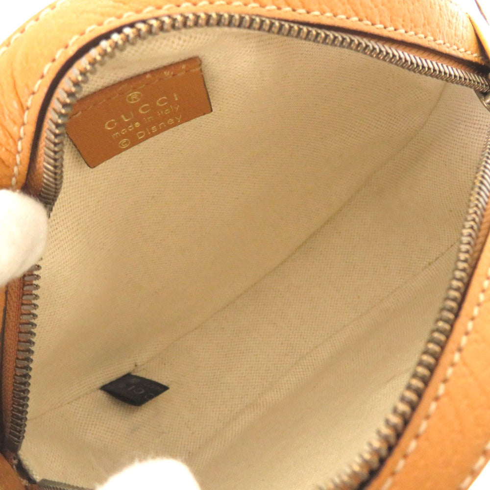 GUCCI Shoulder Bag 603938 GG Supreme Brown Disney Mickey Women Used Authentic