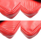 CELINE Shoulder Bag leather Red vintage Women Used Authentic