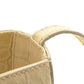 FENDI Shoulder Bag Embossed leather Ivory Women Used Authentic