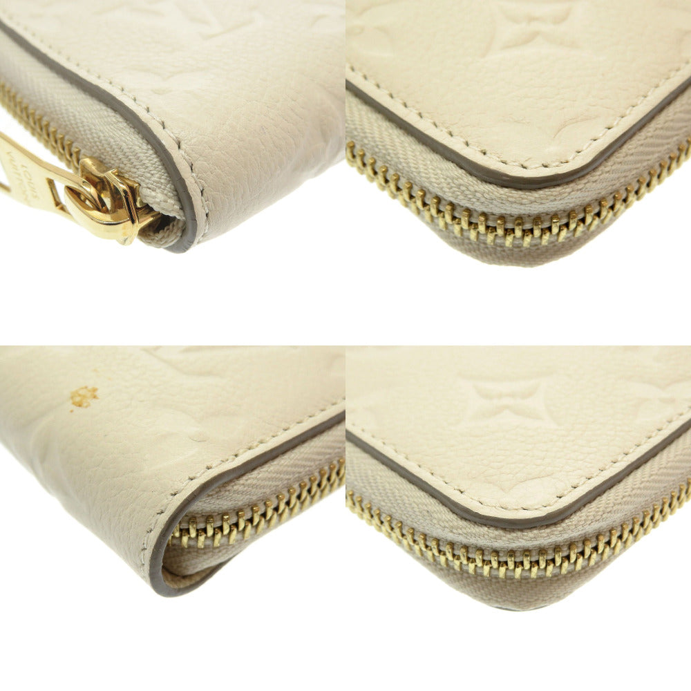 LOUIS VUITTON Bifold Wallet M93432 Monogram Ann Platt Neige Zip Around Monogram Unplant Portefeuille Skret Compact Women(Unisex) Used Authentic