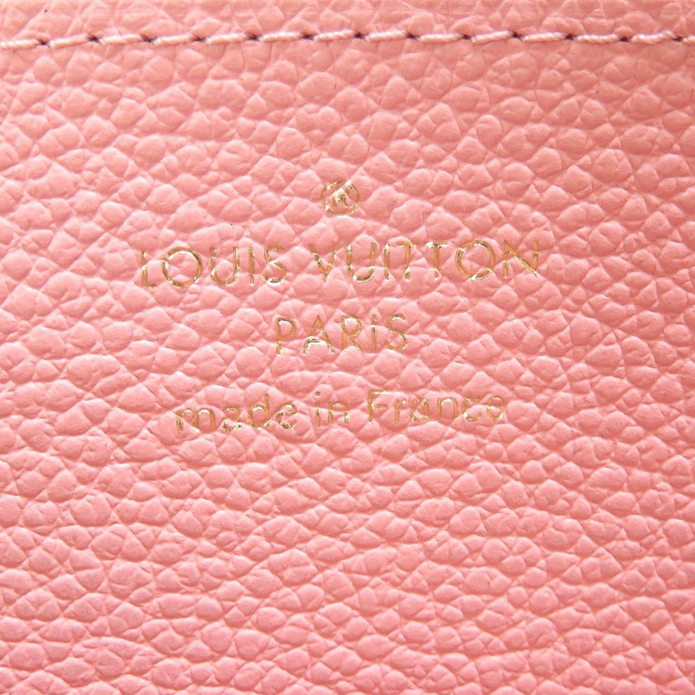 LOUIS VUITTON Long Wallet Purse M64090 Monogram Ann Platt Rose poodle Zip Around Monogram Unplant Zippy wallet Women Used Authentic