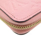 LOUIS VUITTON Long Wallet Purse M64090 Monogram Ann Platt Rose poodle Zip Around Monogram Unplant Zippy wallet Women Used Authentic