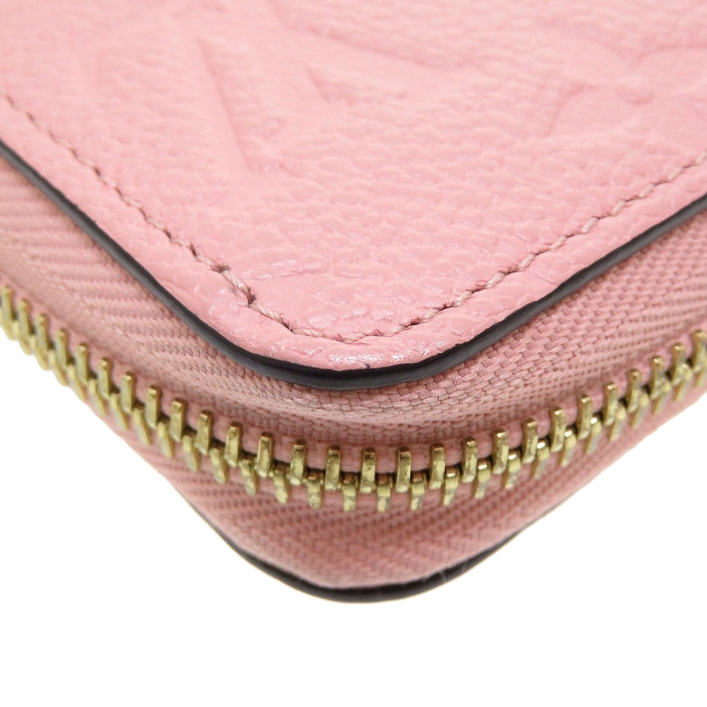 LOUIS VUITTON Long Wallet Purse M64090 Monogram Ann Platt Rose poodle Zip Around Monogram Unplant Zippy wallet Women Used Authentic