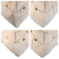PRADA Tote Bag leather White Ivory Gold Metal Tote Bag Shoulder Bag 2way Vitterodino Women Used Authentic