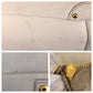 PRADA Tote Bag leather White Ivory Gold Metal Tote Bag Shoulder Bag 2way Vitterodino Women Used Authentic