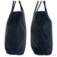PRADA Tote Bag Nylon Black SilverMetal Tote Bag Shoulder Bag Test Triangle With logo Women Used Authentic