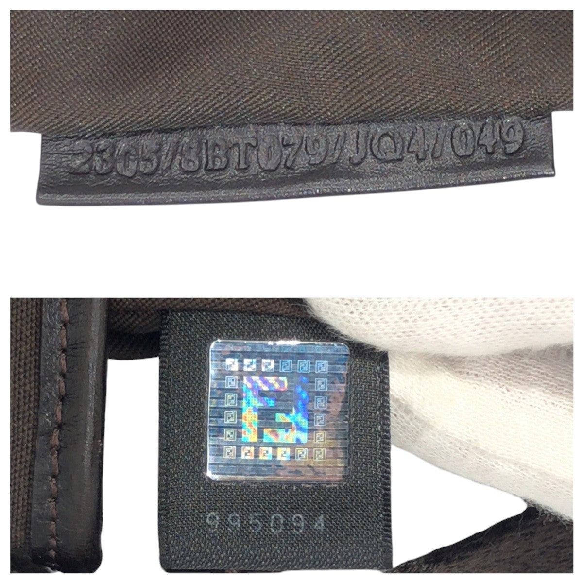FENDI Shoulder Bag 2305 8BT079 JQ4 049 canvas Brown Shoulder bag, pochette, unisex Zucchino Women Used Authentic