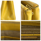 PRADA Handbag leather Yellow Gold Metal Handbag Tote Bag Shoulder Bag 2way Safiano Galleria Women Used Authentic