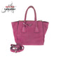 PRADA Tote Bag BN2625 Suede Pink SilverMetal Tote Bag Shoulder Bag Handbag Triangle With logo Women Used Authentic