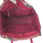 PRADA Tote Bag BN2625 Suede Pink SilverMetal Tote Bag Shoulder Bag Handbag Triangle With logo Women Used Authentic