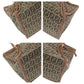 FENDI Tote Bag 8BL070 Canvas, Leather Brown Tote Bag handbag Zucchino Women Used Authentic