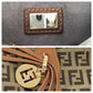 FENDI Tote Bag 8BL070 Canvas, Leather Brown Tote Bag handbag Zucchino Women Used Authentic