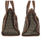 FENDI Tote Bag 8BL070 Canvas, Leather Brown Tote Bag handbag Zucchino Women Used Authentic