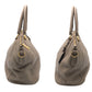 PRADA Tote Bag leather Beige Gold Metal Tote Bag handbag Vitterodino Women Used Authentic