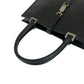 GUCCI Tote Bag 002 1065 leather Black SilverMetal Tote Bag handbag Jackie Women Used Authentic
