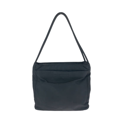 PRADA Tote Bag Nylon Black SilverMetal Test Triangle With logo