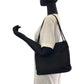 PRADA Tote Bag Nylon Black SilverMetal Test Triangle With logo