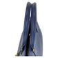 PRADA Handbag leather Blue GoldMetal Handbag Shoulder Bag 2way Safiano Women Used Authentic