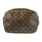 LOUIS VUITTON Shoulder Bag M45254 PVC Brown Gold Metal Shoulder Bag Messenger bag Monogram Reporter PM Women Used Authentic