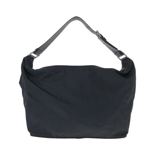 PRADA Handbag Nylon black Handbag accessory pouch Test Triangle With logo Women Used Authentic