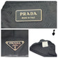 PRADA Handbag Nylon black Handbag accessory pouch Test Triangle With logo Women Used Authentic