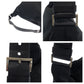 PRADA Handbag Nylon black Handbag accessory pouch Test Triangle With logo Women Used Authentic