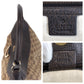 GUCCI Tote Bag 353125 GG canvas, leather Beige Brown Gold Metal Tote Bag Shoulder Bag Bamboo Women Used Authentic