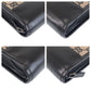GUCCI Business bag 019 0434 GG canvas, leather beige black black Business bag paper case Women Used Authentic