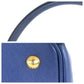 PRADA Tote Bag leather Blue GoldMetal Tote Bag Shoulder Bag 2way Safiano Galleria TriangleWith logo Women Used Authentic