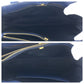 PRADA Tote Bag leather Blue GoldMetal Tote Bag Shoulder Bag 2way Safiano Galleria TriangleWith logo Women Used Authentic