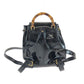 GUCCI Backpack 003 2850 0030 Patent leather Black GoldMetal Backpack Backpack Bamboo Women Used Authentic