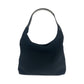 GUCCI Shoulder Bag 001 3297 Canvas, enamel Black SilverMetal Hobo Women Used Authentic