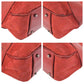 GUCCI Tote Bag 113011 GG canvas, leather Red Tote Bag Shoulder Bag Women Used Authentic