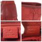 GUCCI Tote Bag 113011 GG canvas, leather Red Tote Bag Shoulder Bag Women Used Authentic