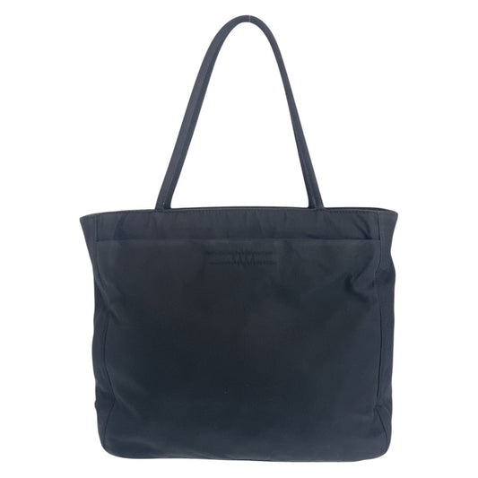 PRADA Tote Bag Nylon black Tote Bag handbag Test Triangle With logo Women Used Authentic