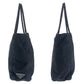 PRADA Tote Bag Nylon black Tote Bag handbag Test Triangle With logo Women Used Authentic