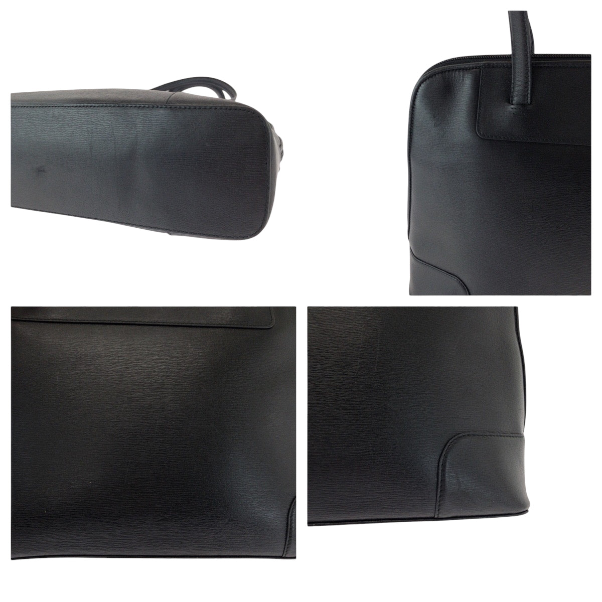 GUCCI Handbag 002 1122 leather black Handbag Shoulder Bag Women Used Authentic