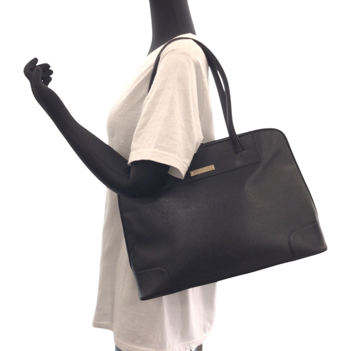 GUCCI Handbag 002 1122 leather black Handbag Shoulder Bag Women Used Authentic