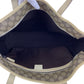 GUCCI Tote Bag 211137 PVC Beige Ivory SilverMetal Tote Bag Shoulder Bag GG plus Women Used Authentic