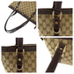 GUCCI Tote Bag 141470 GG canvas Brown beige Tote Bag Shoulder Bag Women Used Authentic