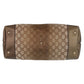 GUCCI Tote Bag 269956 GG canvas, leather Brown Gold Metal Tote Bag Shoulder Bag Women Used Authentic