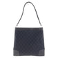GUCCI Shoulder Bag 143745 GG canvas, leather Dark Brown SilverMetal Women Used Authentic