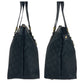 GUCCI Tote Bag 272399 GG canvas, leather Black GoldMetal Tote Bag Shoulder Bag Women Used Authentic