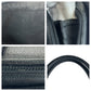 GUCCI Tote Bag 002 1071 leather Black SilverMetal Tote Bag handbag Jackie Women Used Authentic