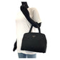 PRADA Tote Bag Nylon Black SilverMetal Tote Bag handbag Test Triangle With logo Women Used Authentic