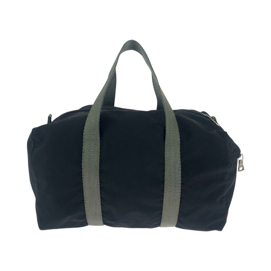 PRADA Boston Duffel bag Nylon Black Gray SilverMetal Boston Duffel bag Handbag Test PRADA Sports Women Used Authentic