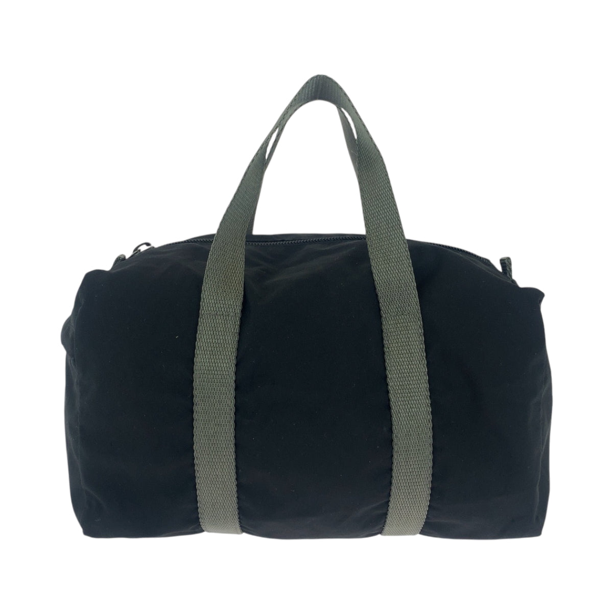 PRADA Boston Duffel bag Nylon Black Gray SilverMetal Boston Duffel bag Handbag Test PRADA Sports Women Used Authentic